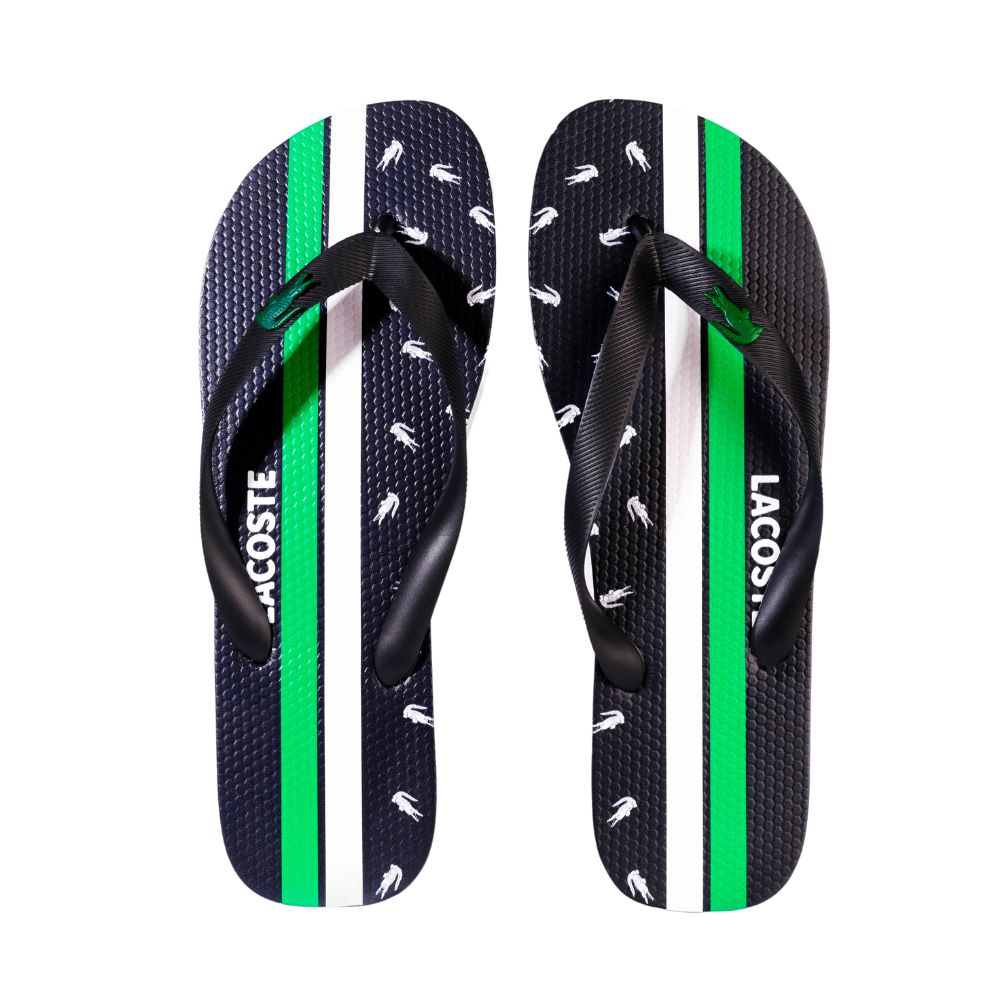 chinelo-lacoste-preto-verde